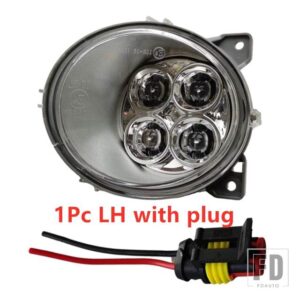 フロントフォグランプアセンブリ スカニア G440 G450 P410 フォグランプ OEM:1931614 1931613 +コネクタ用スペアパーツの交換 - 1Pc　LH　With　plug