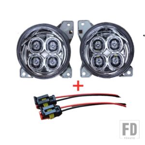 フロントフォグランプアセンブリ スカニア G440 G450 P410 フォグランプ OEM:1931614 1931613 +コネクタ用スペアパーツの交換 - 1pair　with　plug