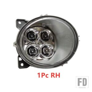 フロントフォグランプアセンブリ スカニア G440 G450 P410 フォグランプ OEM:1931614 1931613 +コネクタ用スペアパーツの交換 - 1Pc　RH
