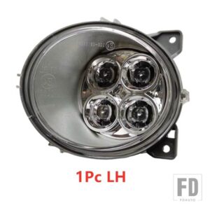 フロントフォグランプアセンブリ スカニア G440 G450 P410 フォグランプ OEM:1931614 1931613 +コネクタ用スペアパーツの交換 - 1Pc　LH