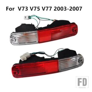 三菱パジェロ リアバンパーライト モンテロ リアバンパーライト V73 V75 V77 2003-2007 リフレクターシグナルランプ 電球付き - 1pc　LH　MN133775