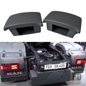 1PC LH /RH 24V トラック LED テールランプ MAN TGX TGX TGM トラック LED テールライト コネクタ付き T 81252256565 81252256564 - 1Pair　plastic　cover
