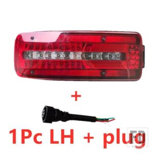 1PC LH /RH 24V トラック LED テールランプ MAN TGX TGX TGM トラック LED テールライト コネクタ付き T 81252256565 81252256564 - 1Pc　LH　with　plug