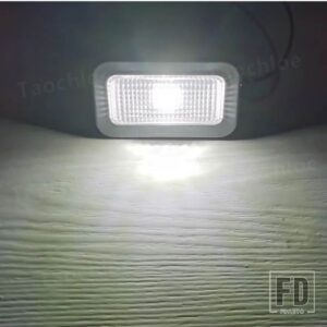 メルセデスベンツ用LEDライト1個大型トラックボディパーツベンツトラックランプトラックライトフットステップベンツ用0028200001 MB - WHITE, 1Pc