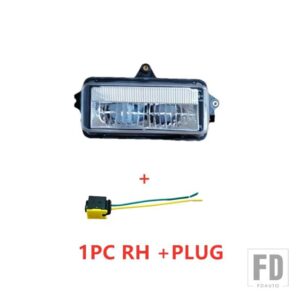 1ピースRH / LH 24V LEDトラックバイザーライトスカニア6シリーズP GシリーズCABトラックボディパーツOEM 2081558 LH 2081559 RH - 1pc　RH　with　plug
