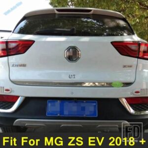 MG ZS EV 2018-2021用カースタイリング外装ステンレスリアトランクテールゲートスチーマーリッドストリップカバートリム1個アクセサリー