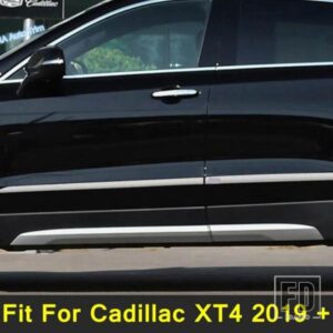 LAPETUS ドアボディモールディング ボトム 傷防止プロテクターストリップカバートリム キャデラック XT4 2019 - 2022 ステンレス外装用