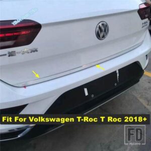 フォルクスワーゲン T-ROC T ROC 2018 - 2024 用 カースタイリング リアトランク テールゲート アップテールデコレーションストリップカバートリム
