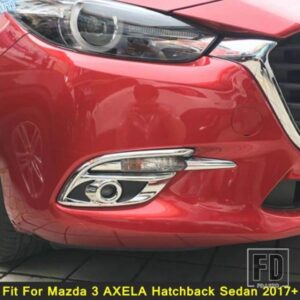 LAPETUS AUTO STYLING フロントフォグランプ ターンランプ アイリッド アイブロウ カバートリム マツダ 3 AXELA ハッチバック セダン 2017 2018 ABS製