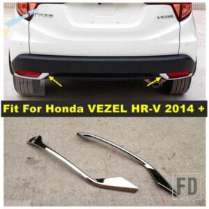 オートスタイリング リアテールフォグランプ フォグライト ライトカバートリム クローム ホンダ VEZEL HR-V 2014-2017 車外装アクセサリーに適合