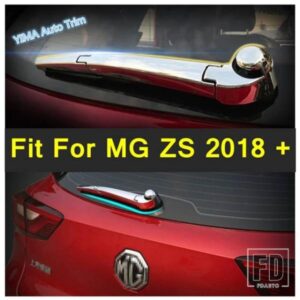 ABSクロームリアテールウィンドウガラスワイパーノズルカバートリムMG ZS 2018-2023車外装リフィットアクセサリーに適合