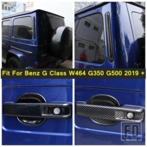 リアウィンドウスポイラー サイドピラーポスト / ドアハンドル / ボウルカバートリム メルセデスベンツ Gクラス W464 G350 G500 2019-21用