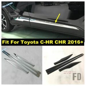 トヨタ C-HR CHR 2016-20 用 カースタイリング サイドドア ボディパネル モールディング プロテクター 装飾カバー トリム ABS アクセサリー