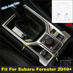 スバル フォレスター 2019-2023 オートセンターコントロールギアシフトギアシフト装飾カバートリムカースタイリングインテリアアクセサリーに適合