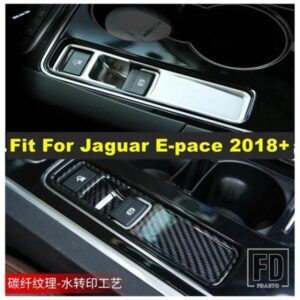電動パーキングハンドブレーキハンドブレーキ/PストールカバートリムカースタイリングインテリアアクセサリージャガーE-PACE 2018-2023用