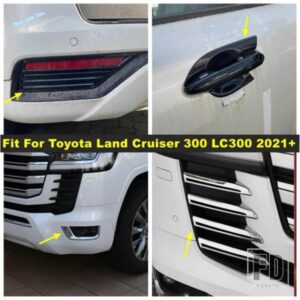 トヨタ ランドクルーザー 300 LC300 2021 - 2024 外装用 リアフォグランプ / ドアハンドル / フロントフォグランプ / フロントグリルカバートリム