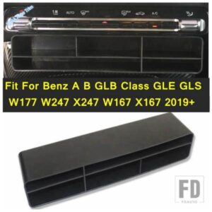 オートセンターコントロール収納ボックス ブラック メルセデスベンツ A B GLBクラス GLE GLS W177 W247 X247 W167 X167 2019 - 2024 アクセサリー