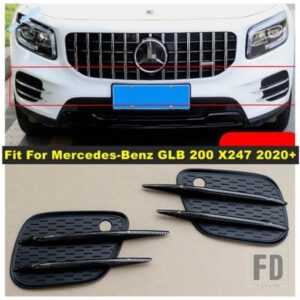 ABSフロントバンパーグリルボトムバーカバートリムフィットメントメルセデスベンツGLB 200 X247 2020 -2023車外装アクセサリー