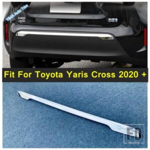 トヨタ ヤリス クロス 2020 - 2023 用 ドアサイドボディプロテクションカバートリム リアトランクガーニッシュストライプ ABS 外装アクセサリー