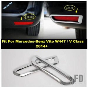 メルセデスベンツ VITO W447 / Vクラス 2014 -2024 ABSクロームカーリアリフレクターフォグライトランプカバートリムベゼルフレームアクセサリー