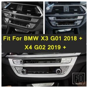 BMW X3 G01 2018 - 2023 X4 G02 2019 - 2023 オートセントラルコントロールエアコン ACコンセント装飾フレームカバートリムアクセサリー