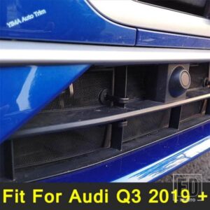 オートフロントグリルインサートネット 虫よけメッシュ ダストプロテクション AUDI Q3 2019-2024 外装リフィットキットアクセサリーに適合