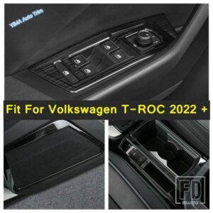 フォルクスワーゲン T-ROC T ROC 2022 2023 アクセサリー用 ブラック ブラッシュド カードアオーディオスピーカー /