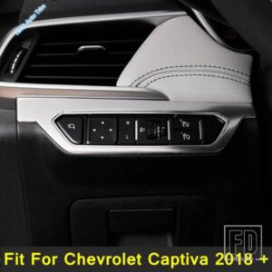 LHD 車用ヘッドライト フォグランプ スイッチ フォグライト ボタン 装飾パネル カバー トリム アクセサリー シボレー キャプティバ 2018-21用