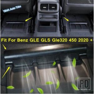 メルセデスベンツ GLE GLS GLE320 450 2020 2021用 カーシート下ダストプラグ エアコン ACコンセント 通気口 装飾カバーキット アクセサリー