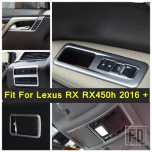 レクサス RX RX450H 2016 - 2021 ルーフ読書灯 / リアトランクスイッチ / ガラスリフト / ヘッドライトボタンフレームトリム用マットインテリア