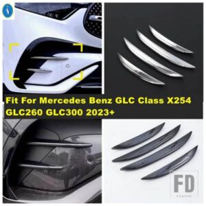 メルセデスベンツ GLC クラス X254 GLC260 GLC300 2023 2024 用自動車外装フロントフォグランプアイブロウカバートリムアクセサリー