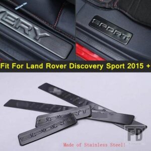 LAPETUS AUTO STYLING インナードア スカッフプレート ドアシルカバートリム 4個 ランドローバー ディスカバリー スポーツ 2015-19用