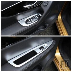 日産 QASHQAI J11 2014 - 2020 車内ドアハンドルパネルサラウンドウィンドウリフトスイッチカバートリム 自動車内装アクセサリー