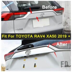 トヨタ RAV4 XA50 2019 - 2024 用 外装スペアパーツ リアトランク リップカバー トリム デコレーション ガーニッシュ ストリップ カースタイリング