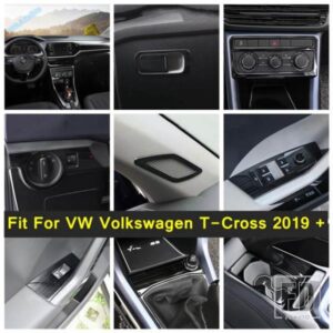 VW フォルクスワーゲン T-CROSS 2019 - 2023 用ヘッドライト / ギアシフトボックス / エアアウトレット /