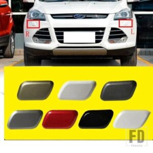CAFOUCS フロントヘッドライトウォッシャースプレージェットノズルカバーキャップ フォード クーガ 2012-16用