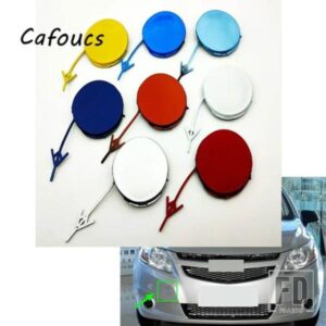 CAFOUCS 車用フロントバンパー牽引フックカバー トレーラーキャップ シボレー SAIL 2010-2014用