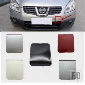 フロントバンパー牽引フックホールアイカバートレーラーキャップ 日産 QASHQAI J10 2007 2008 2009 2010用
