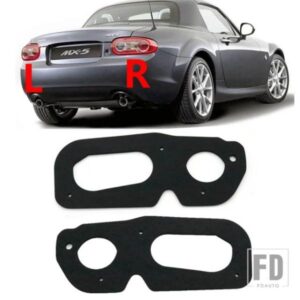 車用リアバンパーテールライトランプスポンジシーリングガスケット防水パッド MAZDA MX-5 MX5 MIATA 2009用