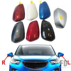 CAFOUCS 車用バックミラーカバーキャップシェルハウジング マツダ CX-5 CX5 2012 2013 2014 アクセサリー
