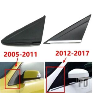 バックミラーサイドトライアングルカバー外装トリムパネル フォードフォーカスMK2 MK3 2005 2006 2007 -2012-2017用