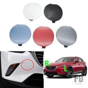 カーアクセサリー フロントバンパー トレーラーキャップ 牽引フックカバー マツダ CX-3 CX3 DK 2014-2023 部品ナンバー D10J-50-A12A