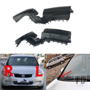 CAFOUCS エンジン ボンネット フード ヒンジ カバー カウル トリム ホンダ アコード 2008-13 CP1 CP2 CP3用