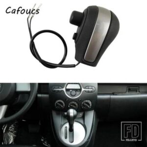 CAFOUCS LHD 車内自動ギアシフトノブ マツダ 2 デミオ 2007-2014用