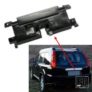 日産 X-TRAIL XTRAIL T31 2008-2013 テールゲートブートトランクスイッチベースブラケットブラック装飾カバー