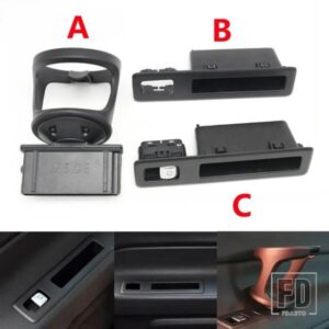 メルセデスベンツ VITO W447 W448 V250 V260用スライドドアウィンドウリフターフレームリアドリンクカップホルダーインサート
