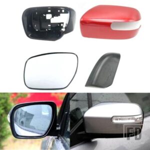 車用バックミラーカバーフレーム アンダーキャップ レンズ 折りたたみモーター マツダ 5 8 MPV 2007-2013 CX-7 2007-2012 CX-9 2006-2009用
