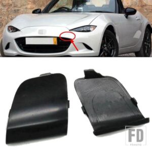 1個 未塗装 フロントバンパー 牽引カバー 牽引フックキャップ トレーラーアイホールシェル マツダ MX5 MX-5 ミアータ 2016-2023 N243-50-A11-BB