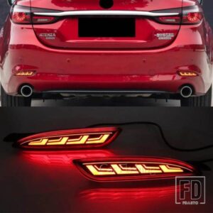 LEDバンパーライト リアランプ ブレーキライト ウィンカーリフレクター マツダ 6 アテンザ 19-22 マツダ 3 ハッチバック 2019 2022 CX-5 CX5 22-23用