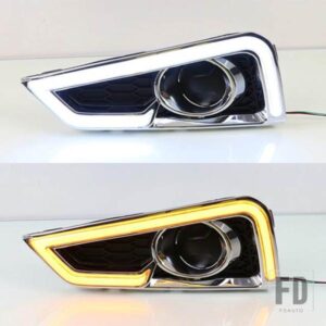 ホンダ シティ グレース 2015 2016 用 ウィンカースタイル リレーカー DRL 12V LED デイタイムランニングライト フォグランプカバー フォグライト
